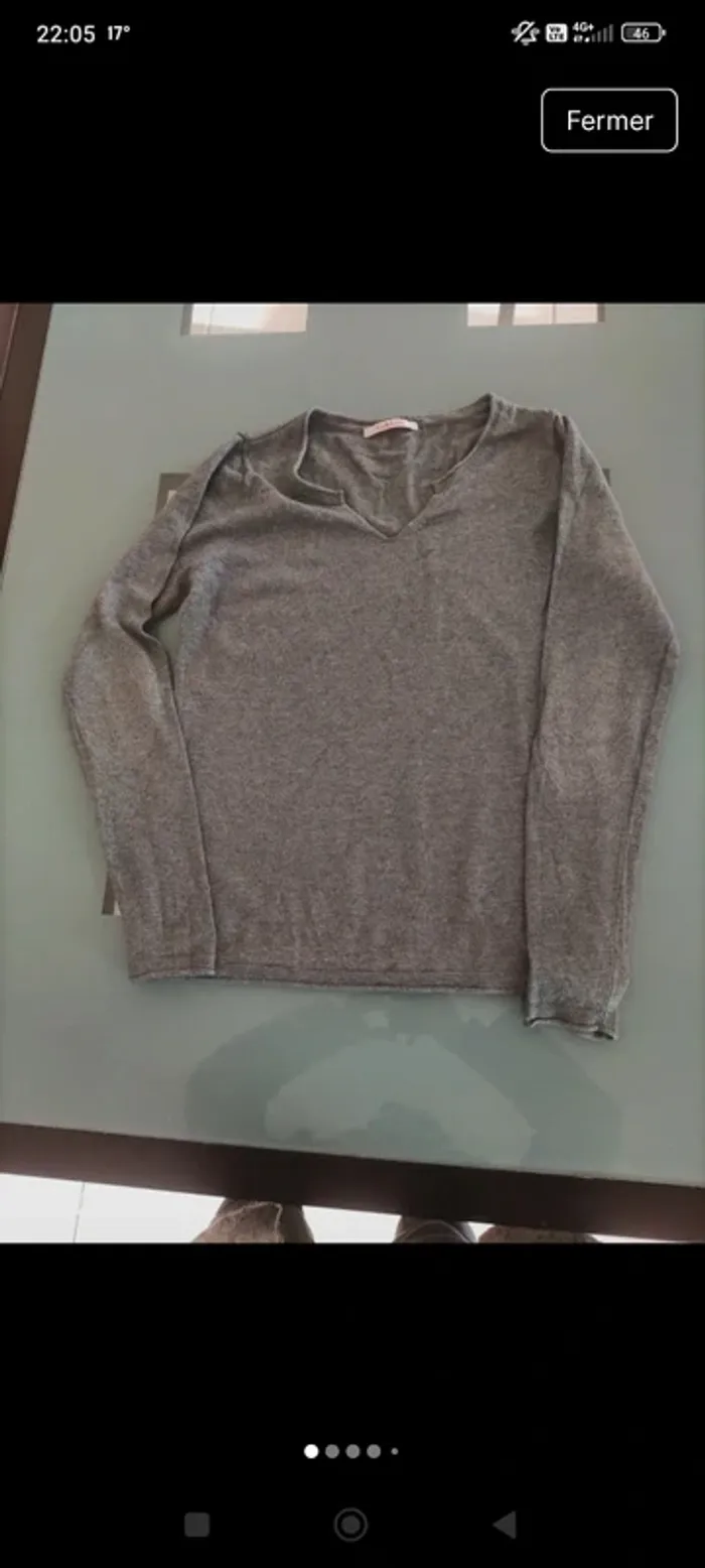 Pull camaïeu