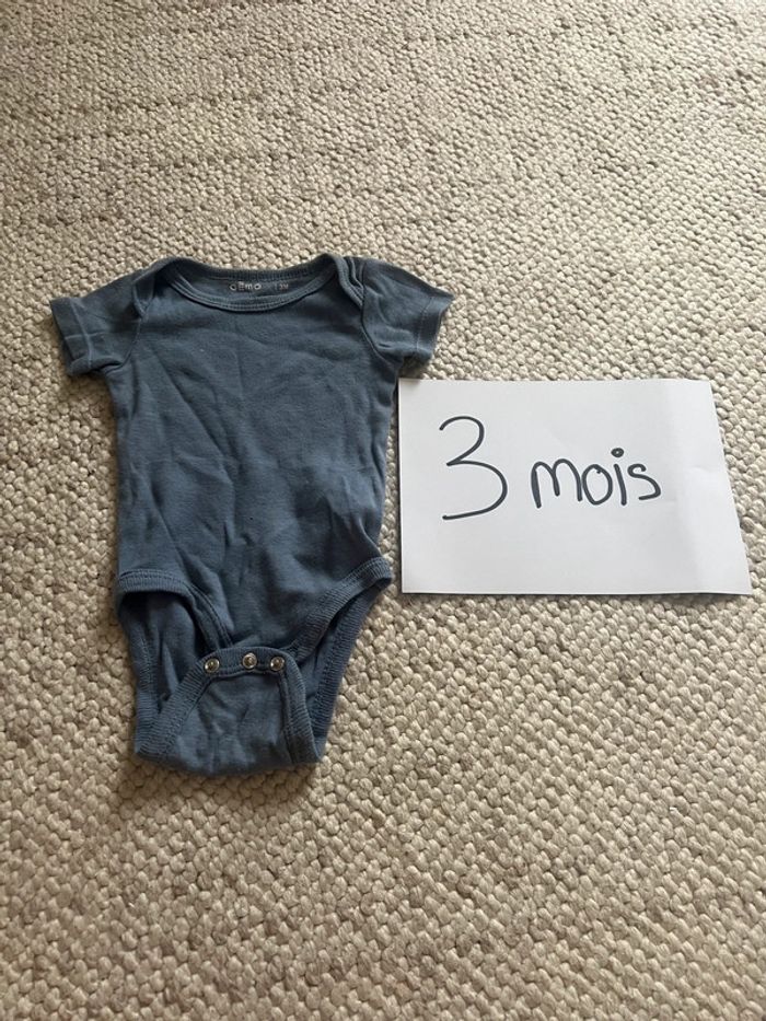 Body manche courte 3 mois