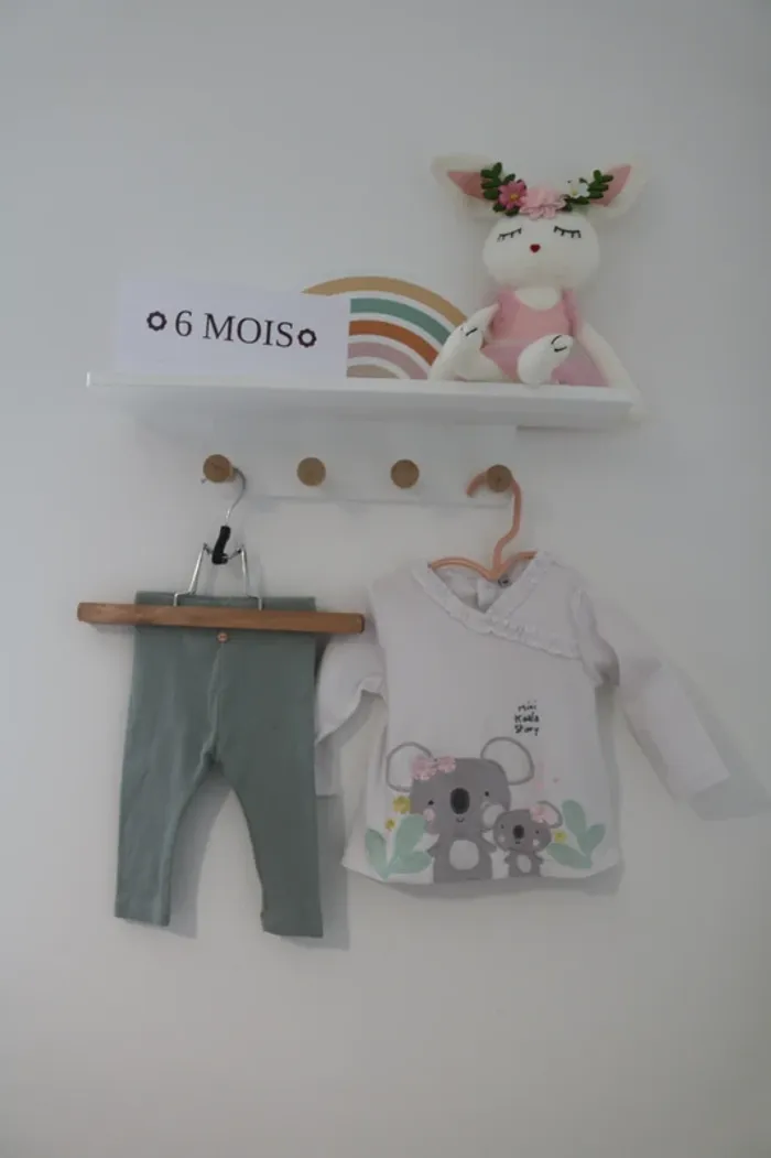 Ensemble haut Ma boutique plus et legging Kiabi 6 mois