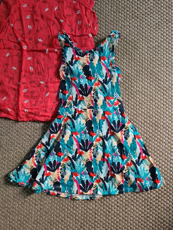 Lot de 2 robes été motifs - 5 ans - photo numéro 3