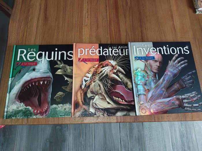 3 livres La Rousse les requins, les prédateurs, les intentions