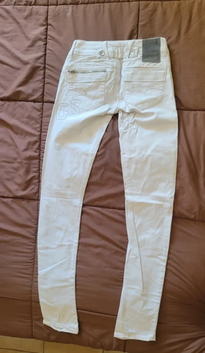 Jeans blanc G-Star - photo numéro 4