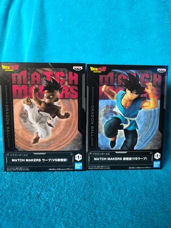 Lot figurines Dragon Ball Z - Duo Match Makers : Son Goku Vs Uub - Officielle Import Japon
