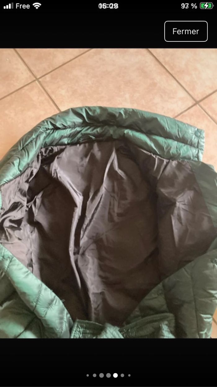 Veste matelassée verte - photo numéro 5