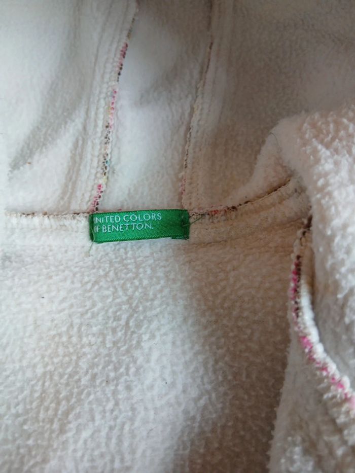 Veste à capuche Benetton 9 mois - photo numéro 2