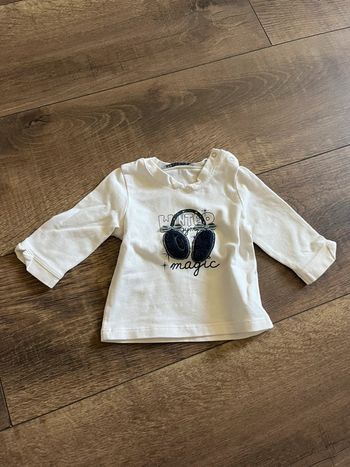T-shirt manche longue 1 mois