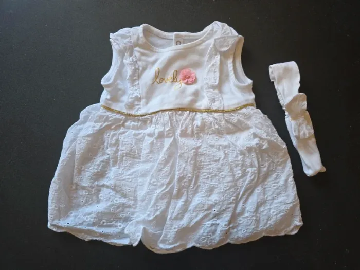 Robe avec bandeau 3mois