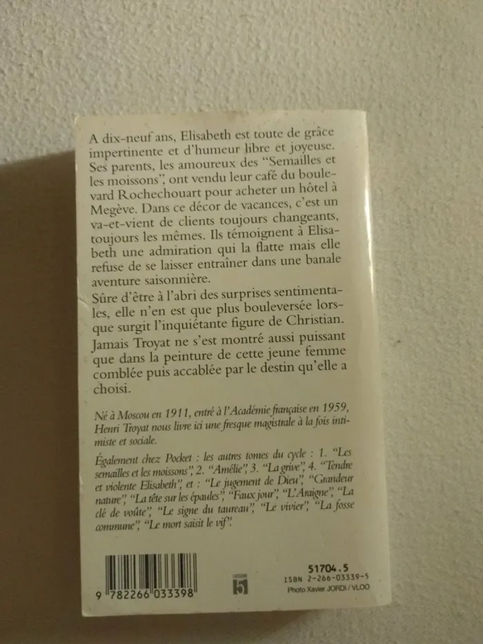 Livre Adulte "Tendre & Violente Elisabeth - photo numéro 2
