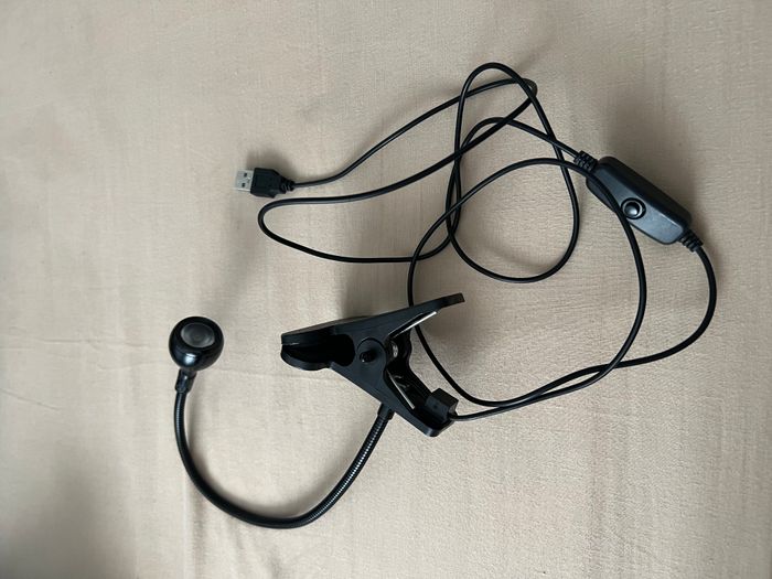 Lampe LED USB avec pince de fixation
