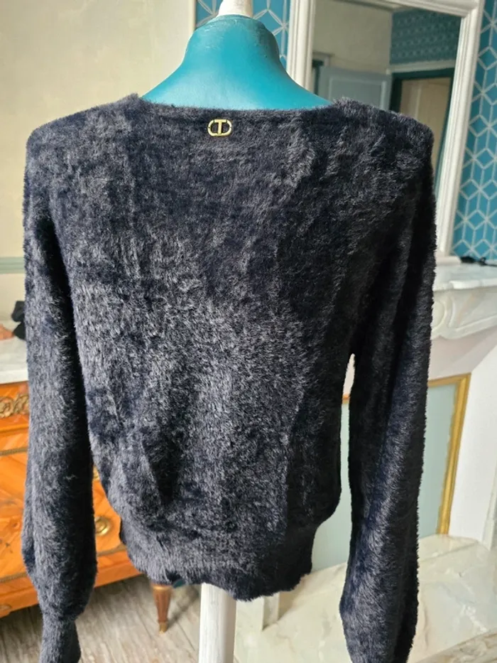 Pull de marque Twinset taille M noir - photo numéro 4