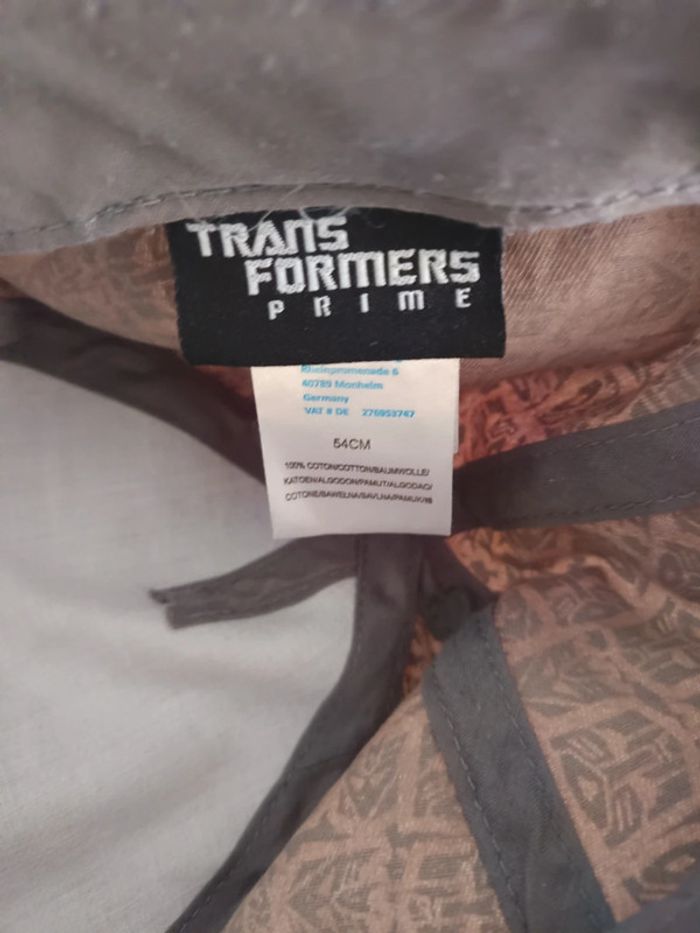 Casquette transformers 54 cm - photo numéro 2