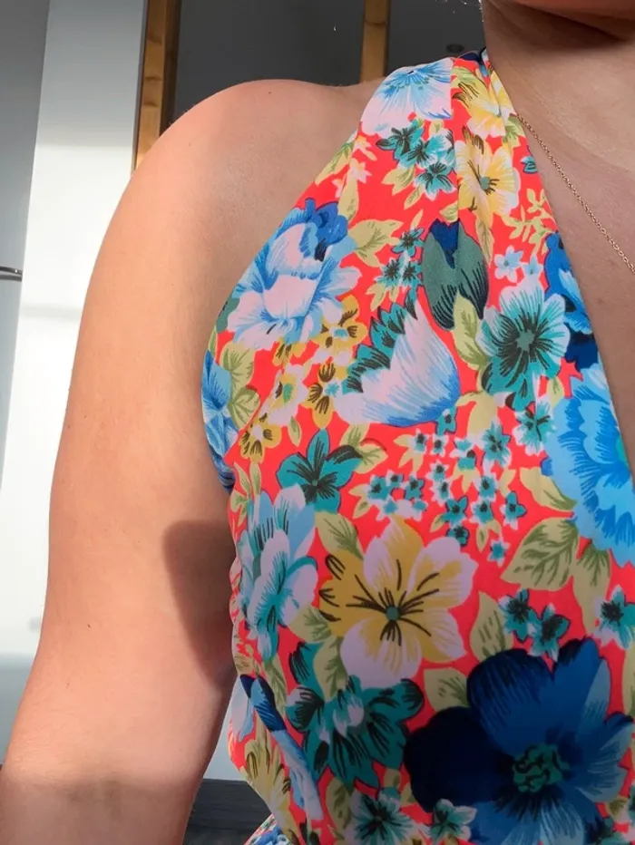 Combishort fleurs sexy - photo numéro 2