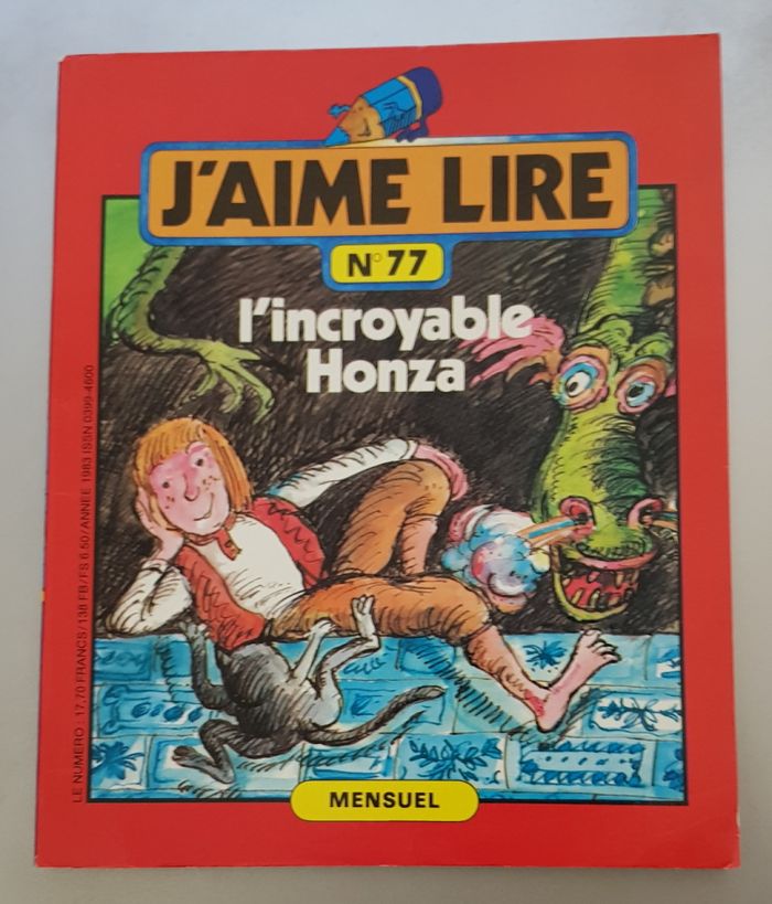 J´aime Lire N° 077 - L' incroyable Honza (juin-83)