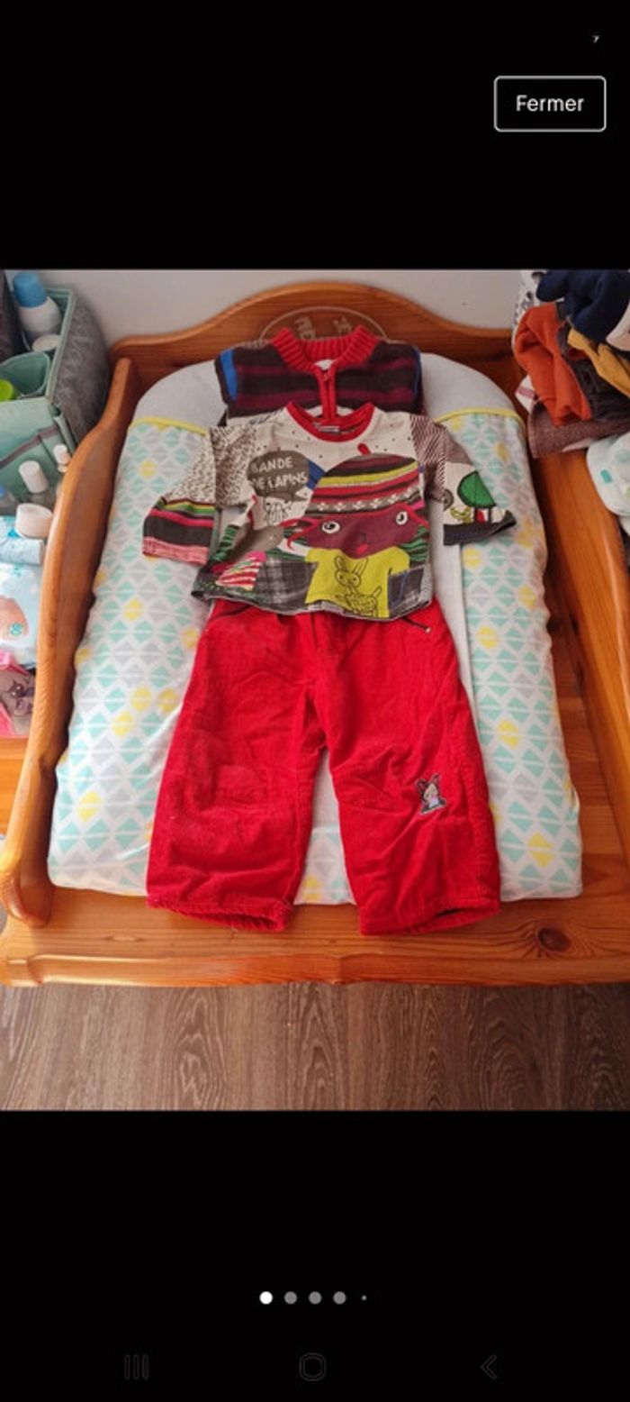 Ensemble hiver Catimini 9 mois