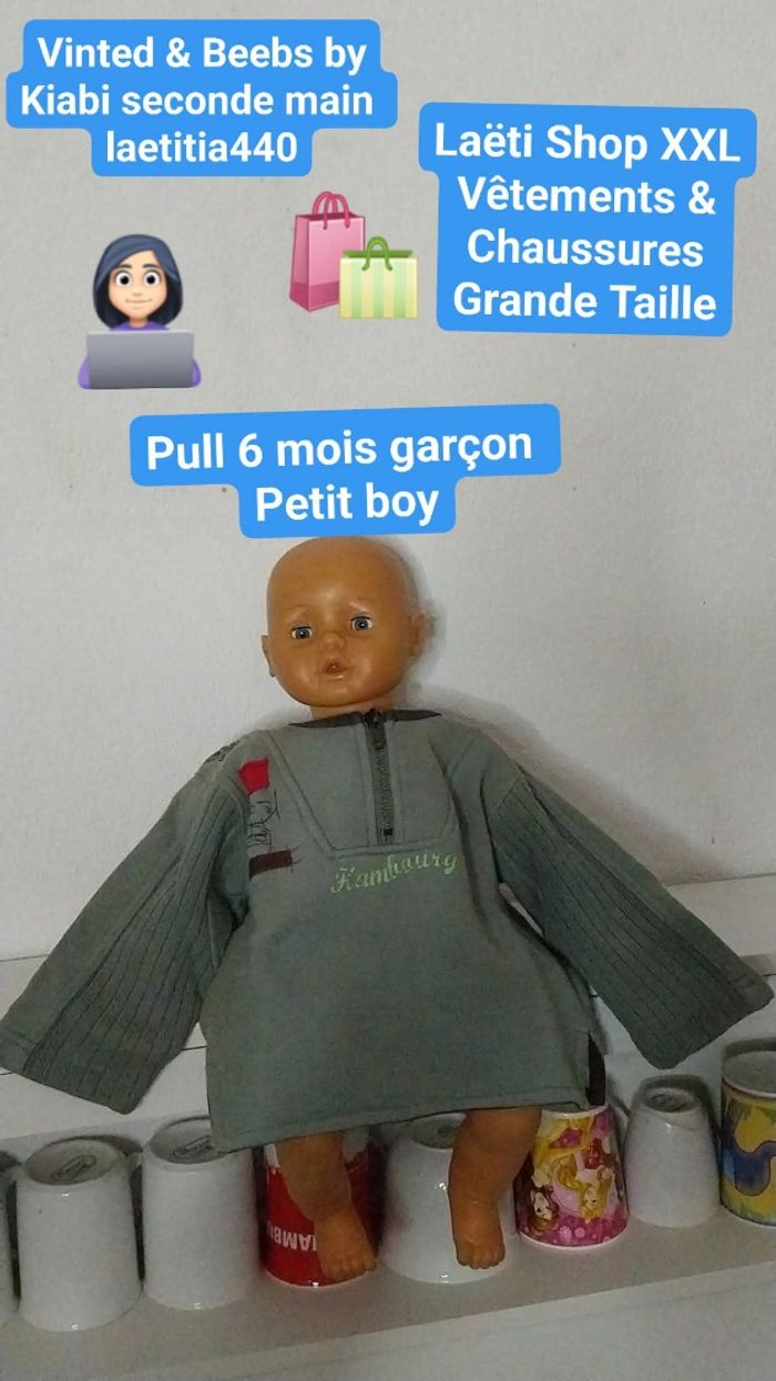 Pull 6 mois garçon
