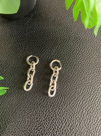 Boucles d’oreilles en acier inoxydable