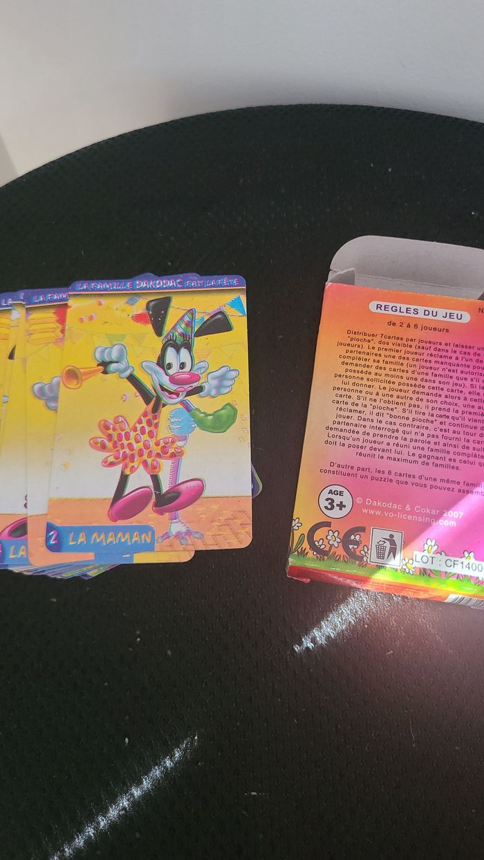 jeu de 7 familles/cokar et dakodac - - photo numéro 3