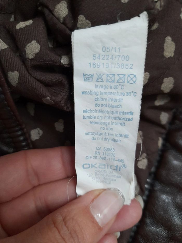 Veste simili cuir fille - photo numéro 10