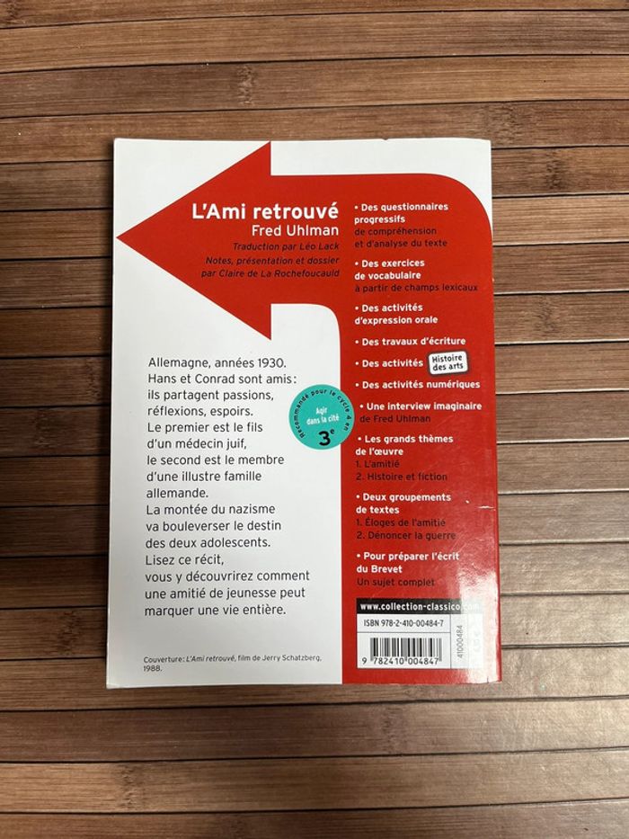 Livre L’Ami retrouvé - photo numéro 2