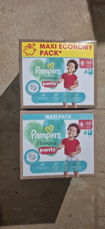 Lot de 120 couches-culottes Pampers Harmonie Pants Taille 6