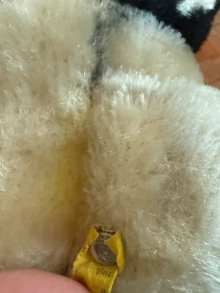 Peluche rigide ancienne Steiff 33cm grande pingouin manchot pinguin Antarctique articulée - photo numéro 9