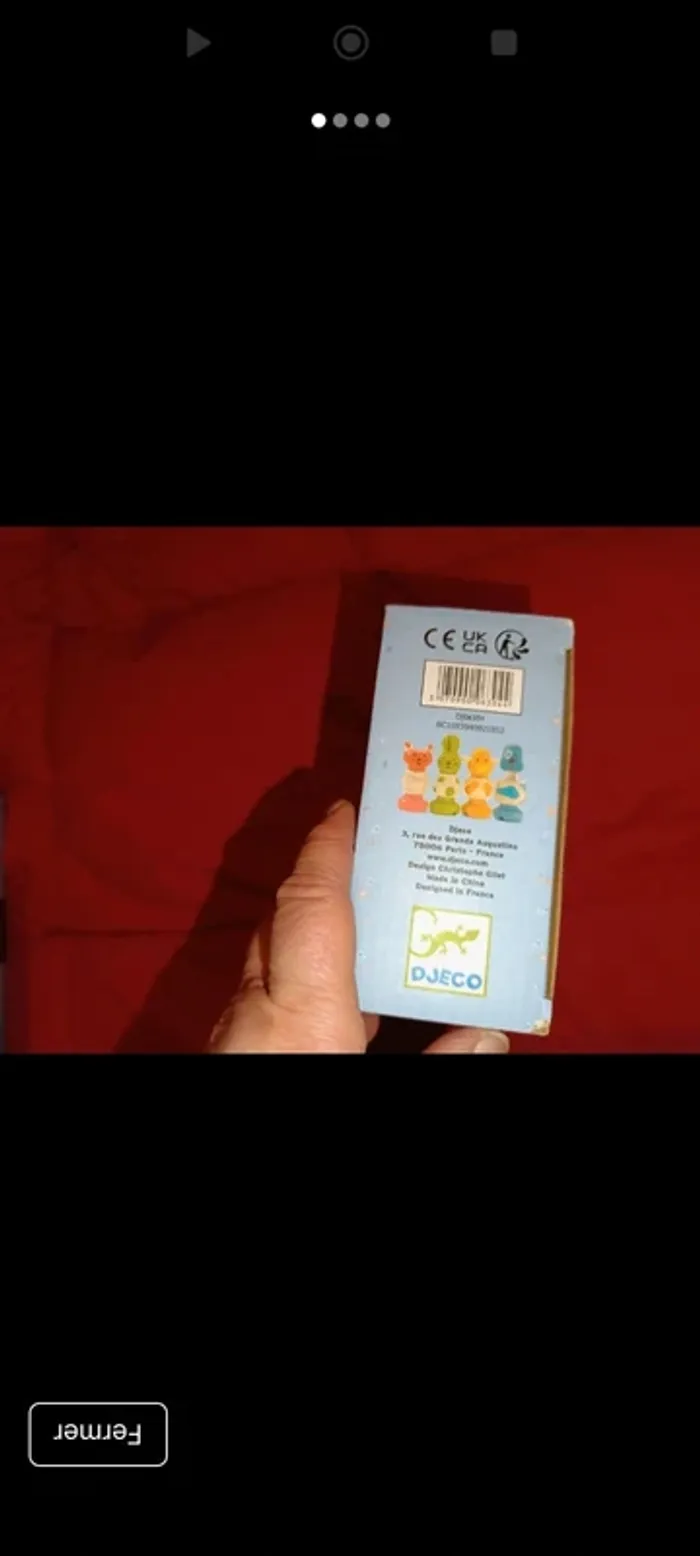 Jeu d'habileté visse et dévisse Djeco en bois - photo numéro 4