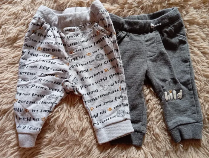 Lot de 2 pantalons bébé 3 mois