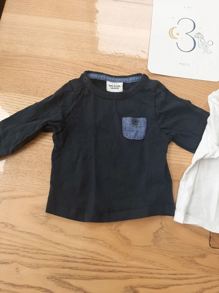 Lot de 2 Tee-shirts manches longues - photo numéro 2
