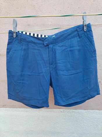 Short en toile bleu femme - Volcom Taille 7 (XL)