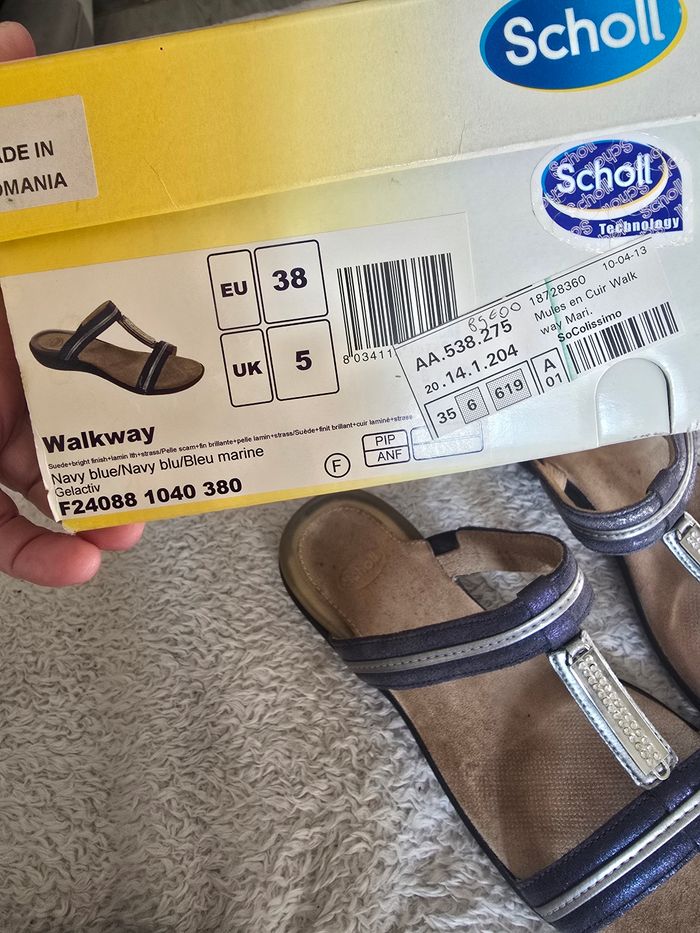 Sandales mules 🍒Dr scholl🍒pointure 38 uk 5 non négociable - photo numéro 10