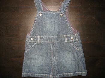 ROBE SALOPETTE EN JEAN BLEU BÉBÉ FILLE "VERTBAUDET" - 6 MOIS - n°06