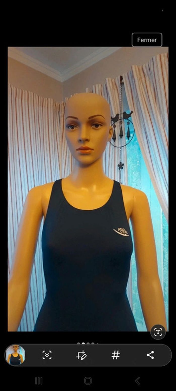 Maillot de bain marine AquaLine taille fr 38 - photo numéro 2