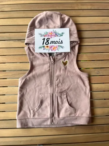 Sweat à capuche sans manches orchestra 18 mois