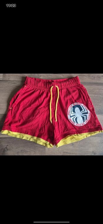 Short spider man garçon 6 ans