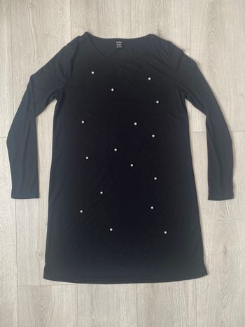 Robe noire perles - Neuve - Taille S