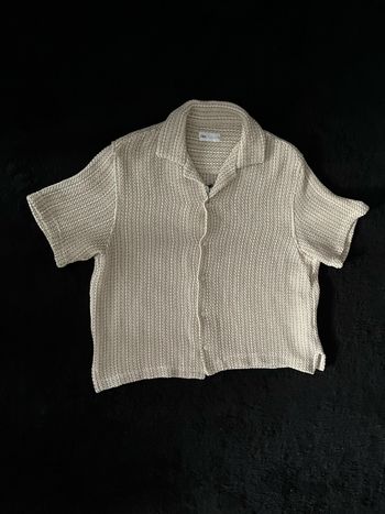 Chemise crème  Zara