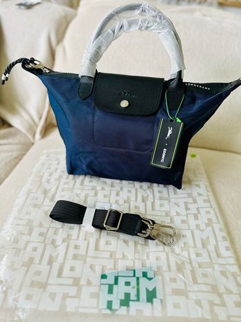 Sac Longchamp energy bleu neuf