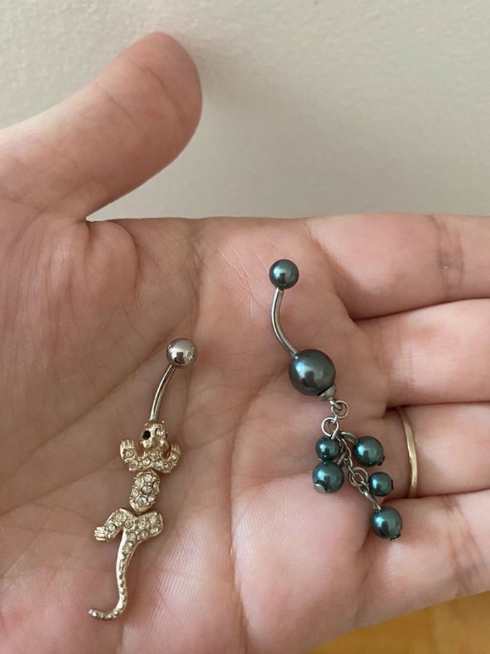 Piercing acier inoxydable lot - photo numéro 2