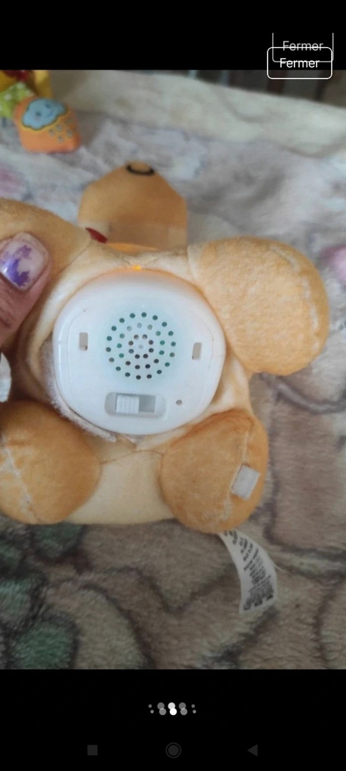 Peluche lumineux et musicale p4 - photo numéro 5