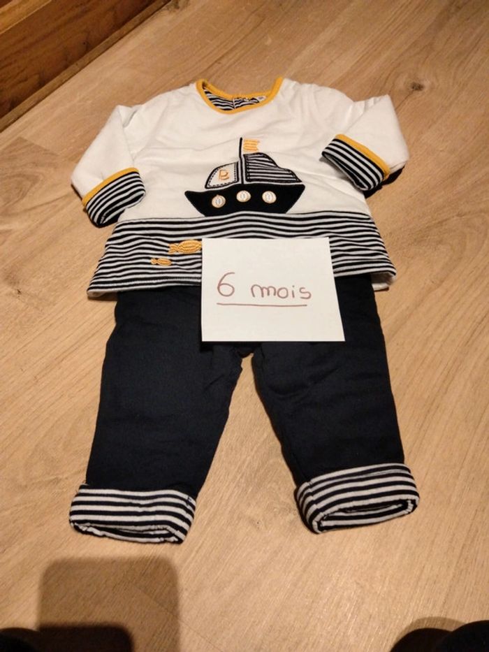 Ensemble marin 6 mois
