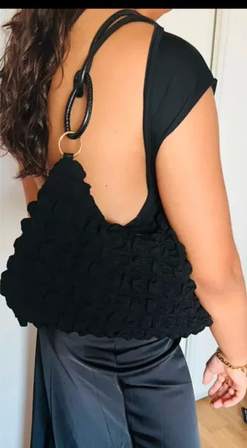 Sac pochette froufrou
