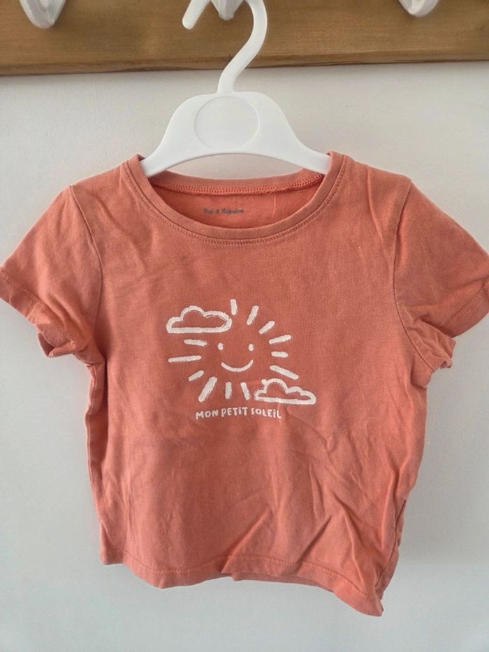 Tee-shirt mon petit soleil 18m - photo numéro 2