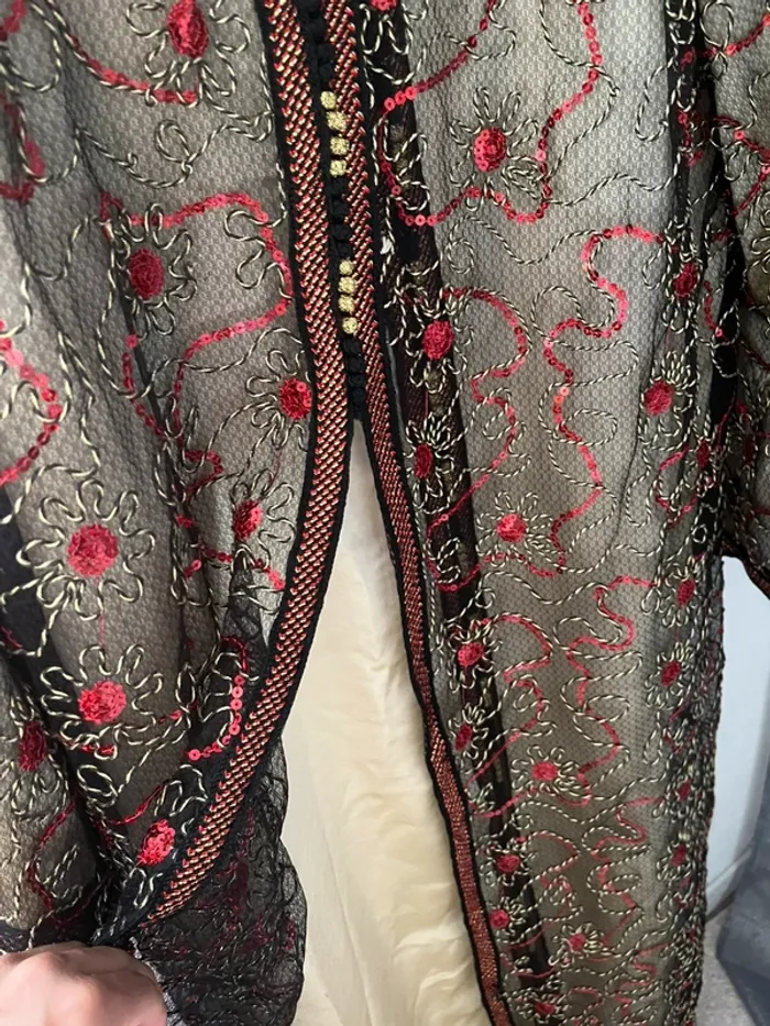 Robe de soirée orientale fait main taille unique - photo numéro 4