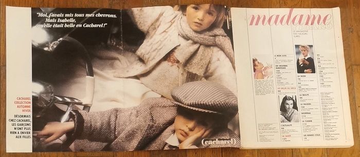 Ancien magazine Madame figaro 1985 N°12758 vintage - photo numéro 2