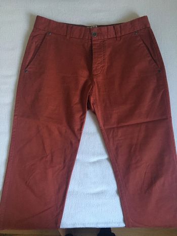 Chino Rouille brique orange Jules