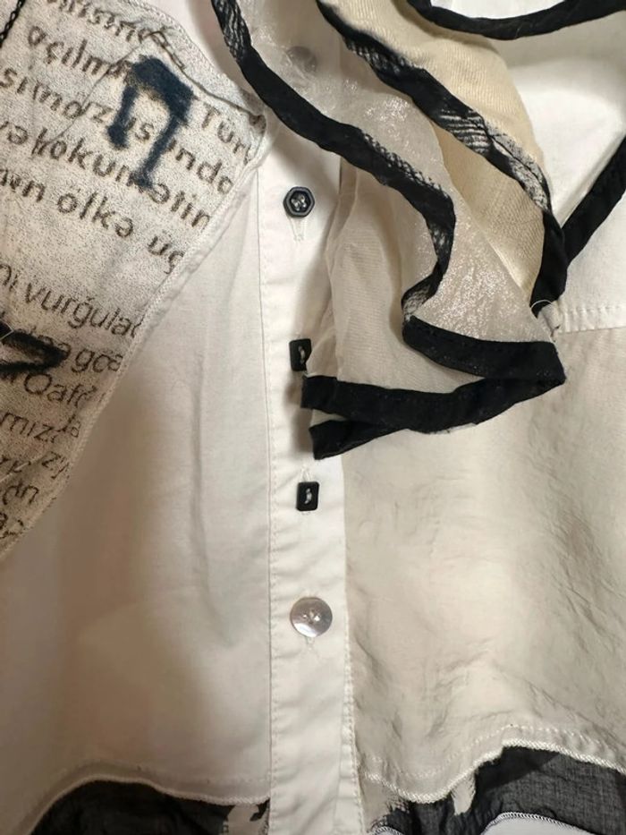 Sublime chemise col jabot volants Elisa Cavaletti - photo numéro 16