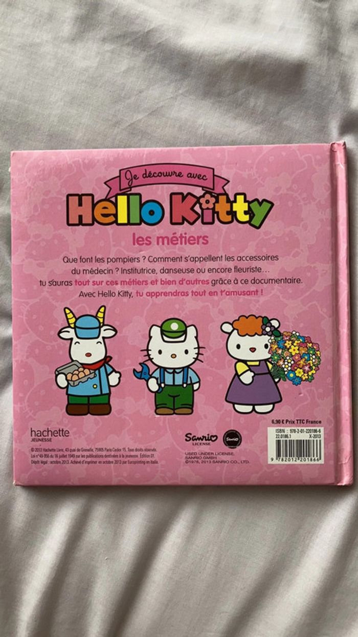 Hello Kitty livre Je découvre avec Hello Kitty les métiers - photo numéro 2