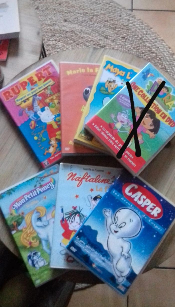 Dvds Maya & Mon petit poney & Naftaline & Casper & Rupert & Marie la fourmi