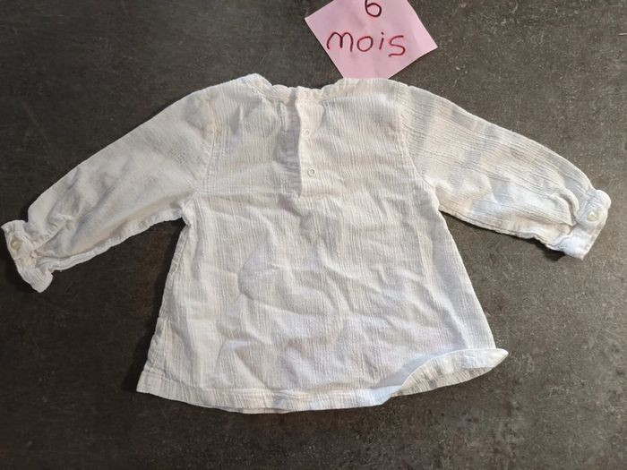 Blouse gaz de coton 6 mois - photo numéro 4