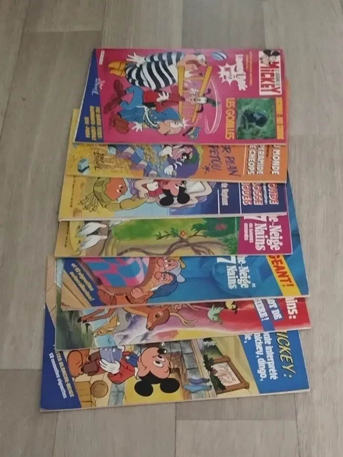 Lot Vintage 7 magazines Journal de Mickey année 1983 L059 - photo numéro 4